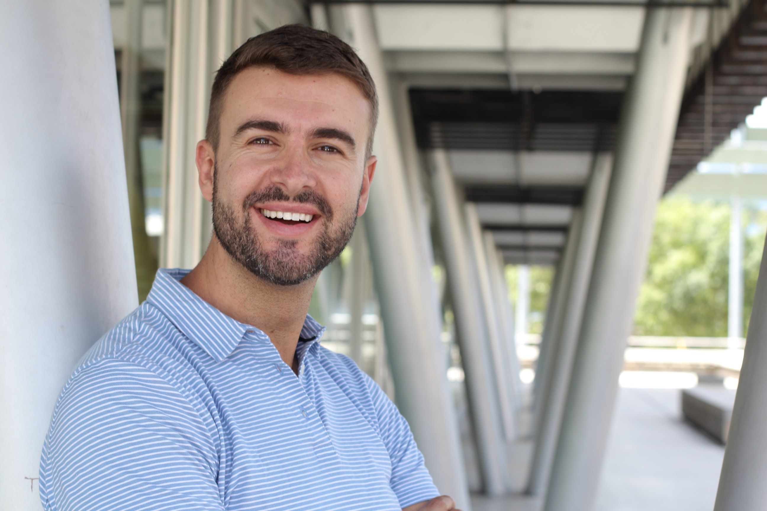 Young man looking for job